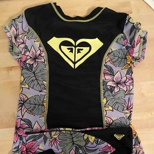 Roxy Rash Gaurd swim set